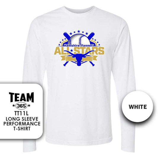 Lightweight Performance Long Sleeve - MULTIPLE COLORS - Hamshire-Fannett All Stars Baseball - 83Swag