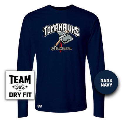 Lightweight Performance Long Sleeve - MULTIPLE COLORS - Land O Lakes Tomahawks Baseball OG - 83Swag