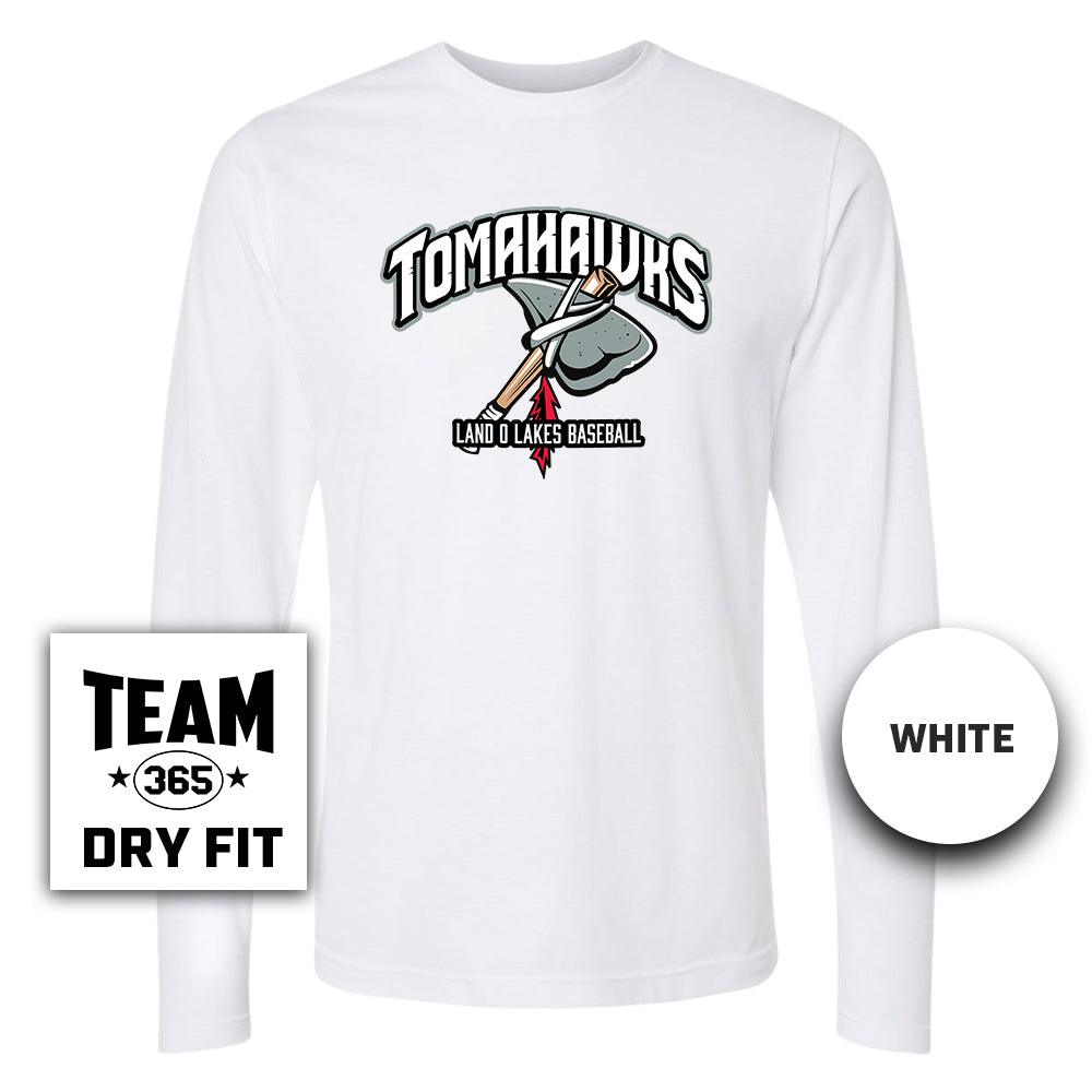 Lightweight Performance Long Sleeve - MULTIPLE COLORS - Land O Lakes Tomahawks Baseball OG - 83Swag