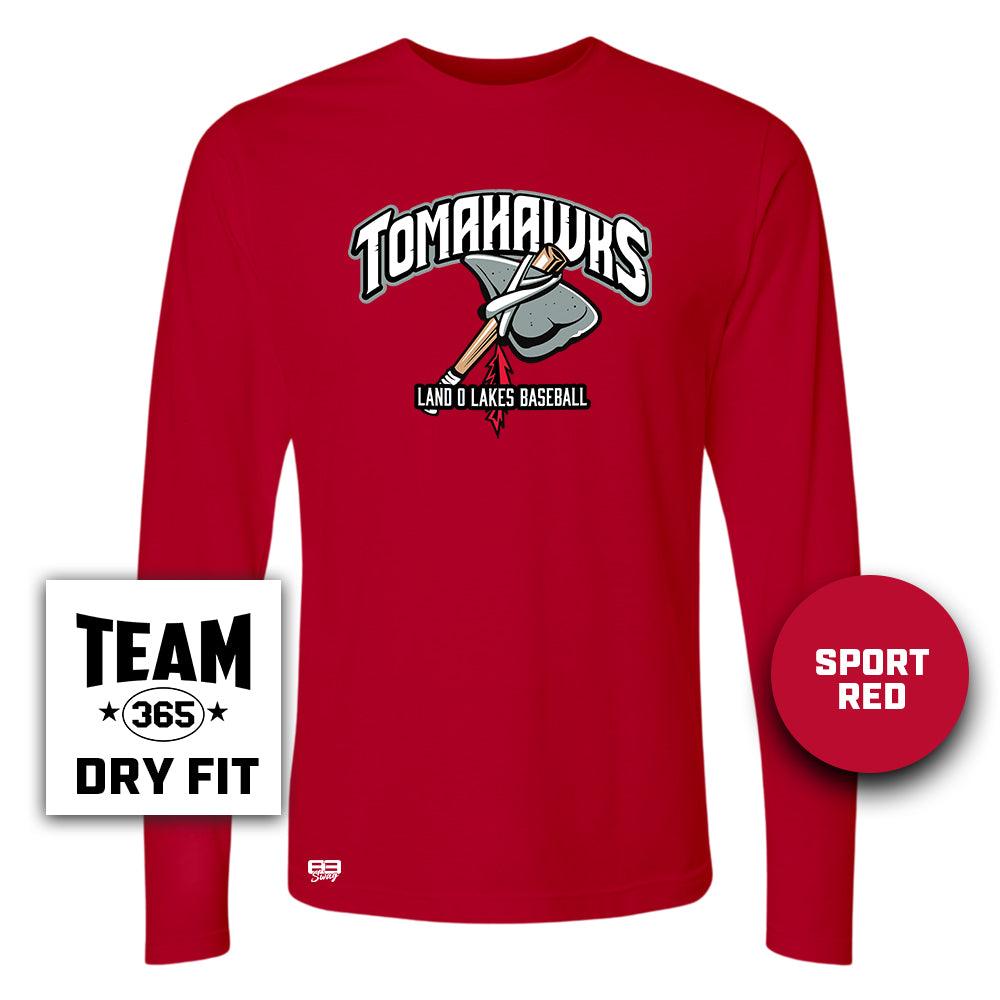 Lightweight Performance Long Sleeve - MULTIPLE COLORS - Land O Lakes Tomahawks Baseball OG - 83Swag