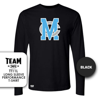 Lightweight Performance Long Sleeve - MULTIPLE COLORS - MC Stallions Baseball - 83Swag