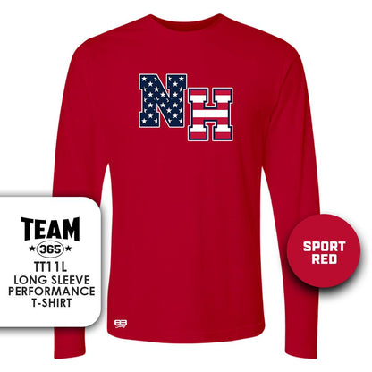 Lightweight Performance Long Sleeve - MULTIPLE COLORS - North Hunterdon Baseball - 83Swag