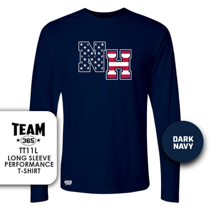 Lightweight Performance Long Sleeve - MULTIPLE COLORS - North Hunterdon Baseball - 83Swag