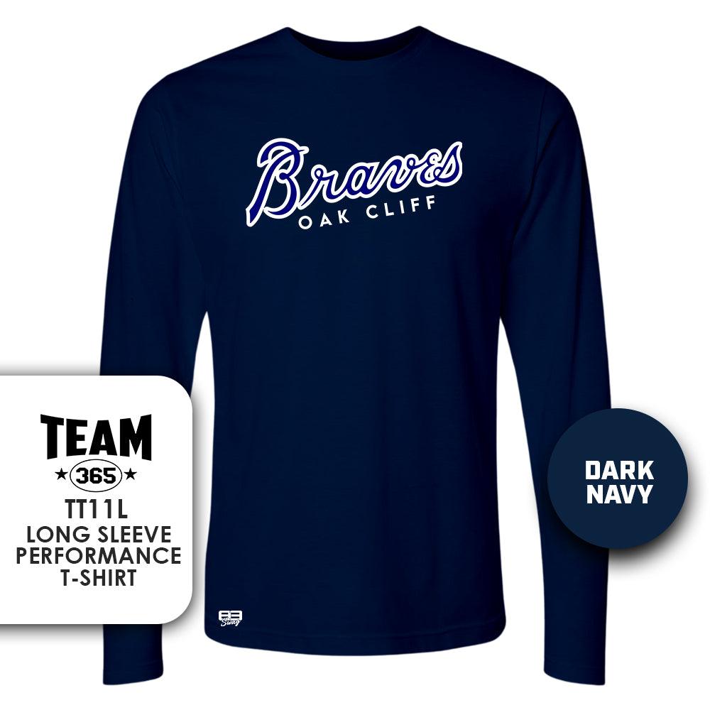 Lightweight Performance Long Sleeve - MULTIPLE COLORS - Oak Cliff Braves Baseball - 83Swag