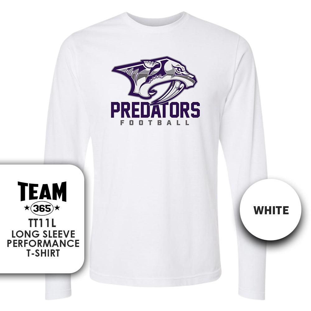 Lightweight Performance Long Sleeve - MULTIPLE COLORS - Predators Football - 83Swag