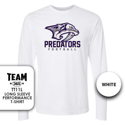 Lightweight Performance Long Sleeve - MULTIPLE COLORS - Predators Football - 83Swag
