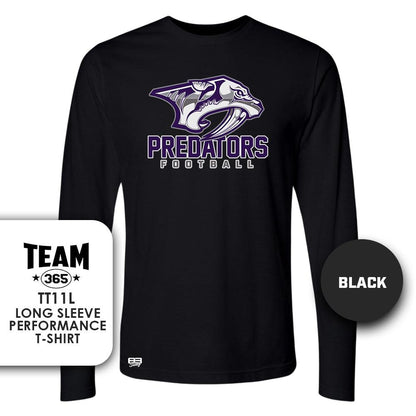 Lightweight Performance Long Sleeve - MULTIPLE COLORS - Predators Football - 83Swag