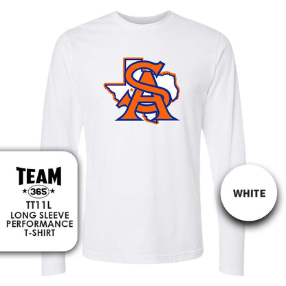 Lightweight Performance Long Sleeve - MULTIPLE COLORS - San Angelo Central Football V1 - 83Swag