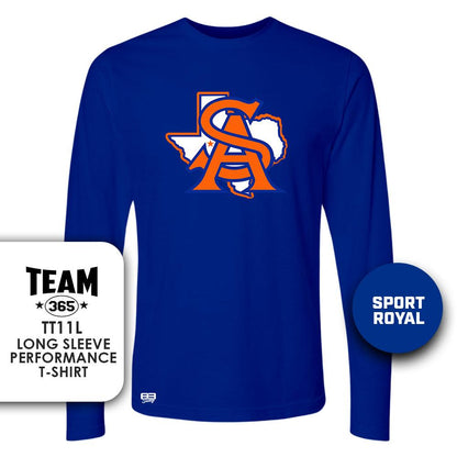 Lightweight Performance Long Sleeve - MULTIPLE COLORS - San Angelo Central Football V1 - 83Swag