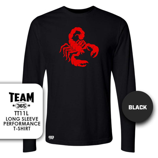 Lightweight Performance Long Sleeve - MULTIPLE COLORS - Scorpions Baseball V2 - 83Swag