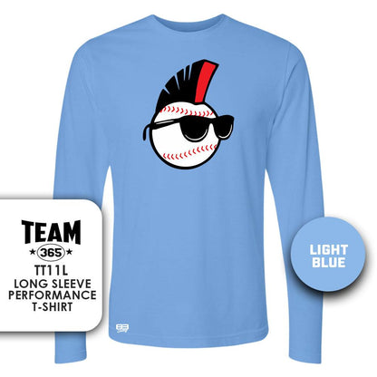 Lightweight Performance Long Sleeve - MULTIPLE COLORS - Screwballs Baseball - 83Swag