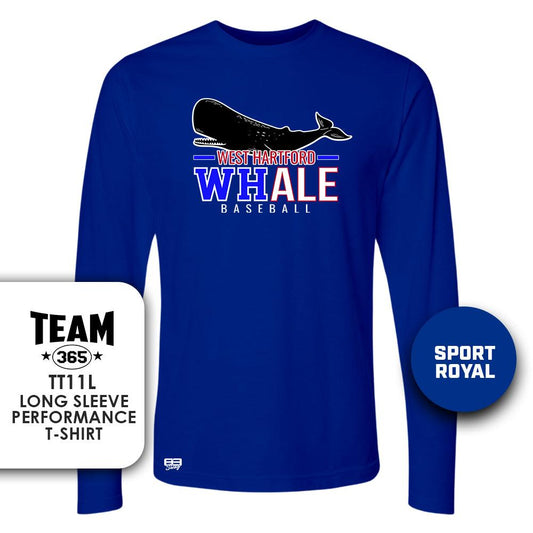 Lightweight Performance Long Sleeve - MULTIPLE COLORS - West Hartford Whale Baseball - 83Swag
