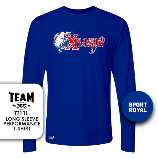 Lightweight Performance Long Sleeve - MULTIPLE COLORS - Xplosion Baseball - 83Swag