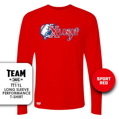 Lightweight Performance Long Sleeve - MULTIPLE COLORS - Xplosion Baseball - 83Swag