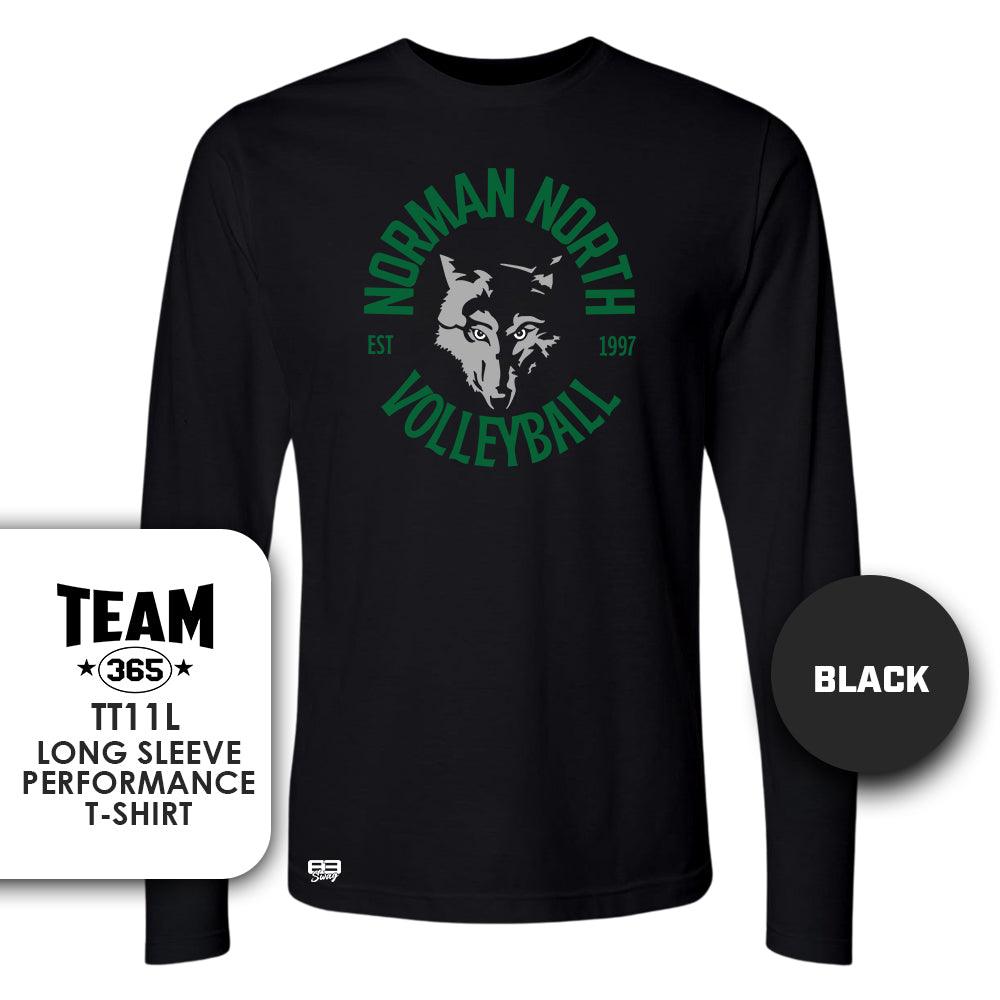 Lightweight Performance Long Sleeve - North Norman Volleyball 2 - 83Swag