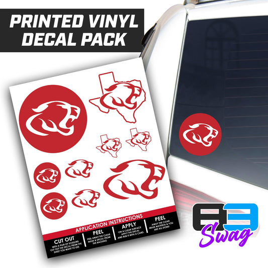 Logo Decal Pack Sheet - Crosby Cougars - 83Swag