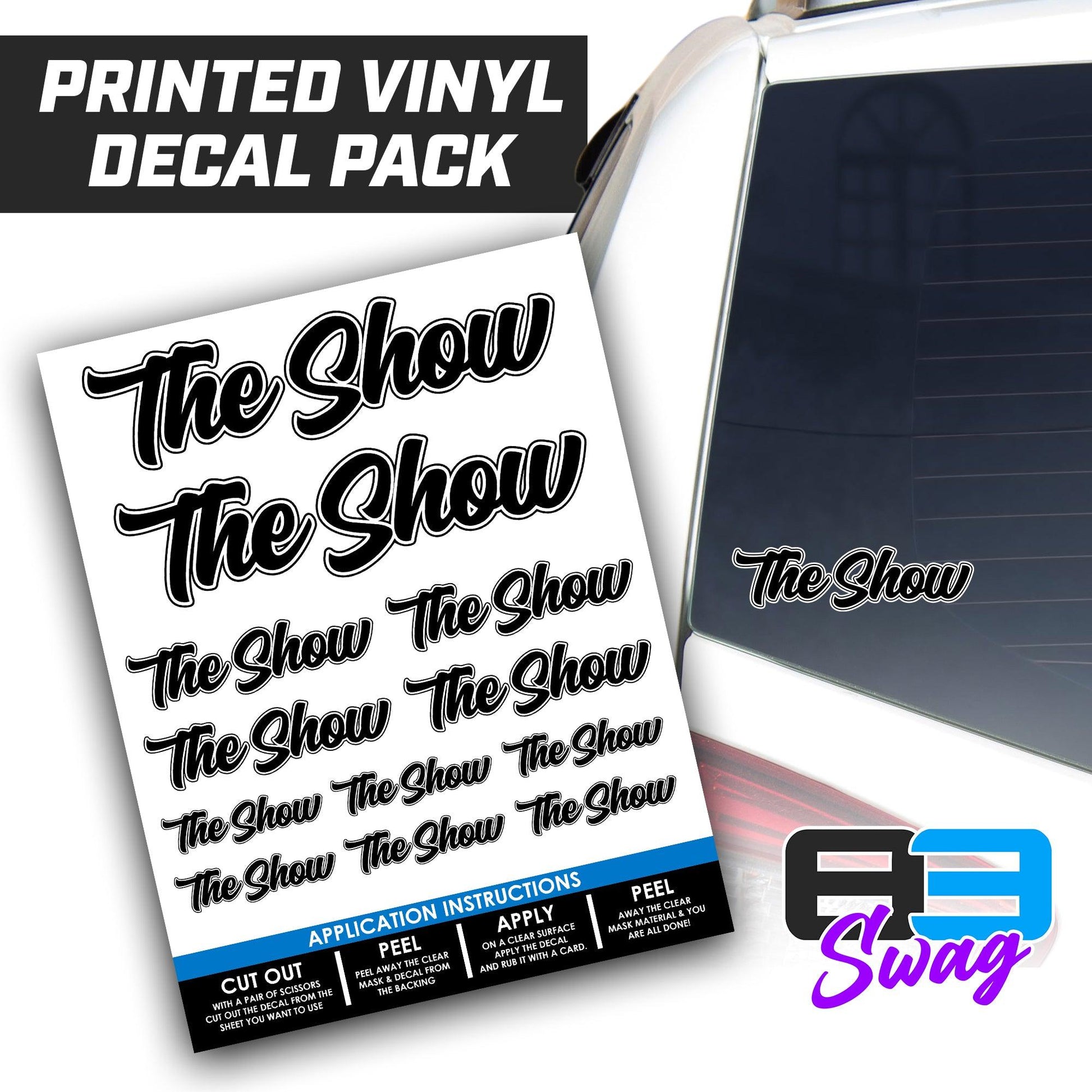 Logo Decal Pack Sheet - The Show Baseball - 83Swag