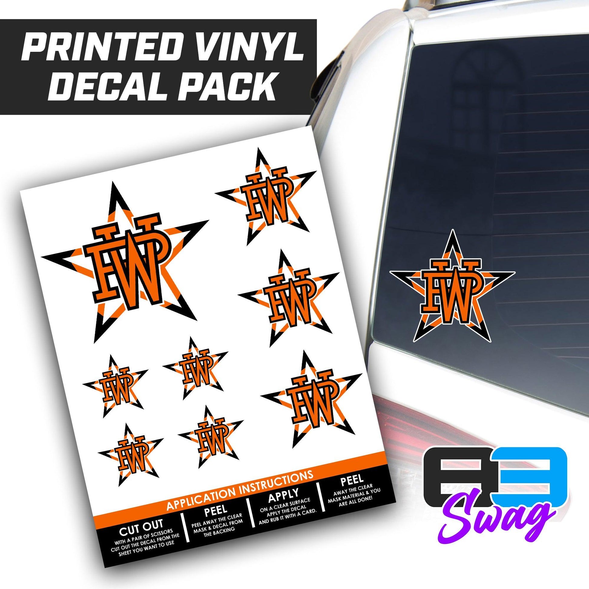 Logo Decal Pack Sheet - Winter Park All-Stars - 83Swag