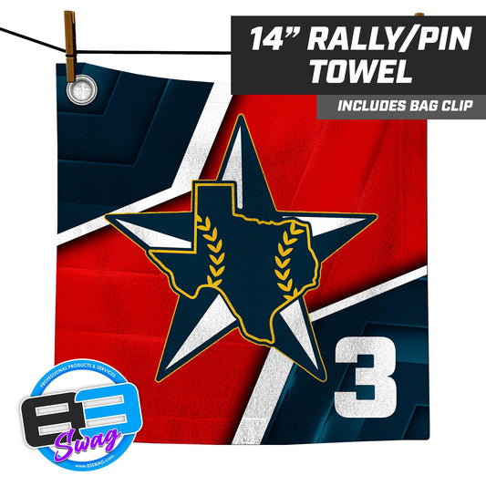 Lone Star Brewers USA Edition - 14"x14" Rally Towel - 83Swag