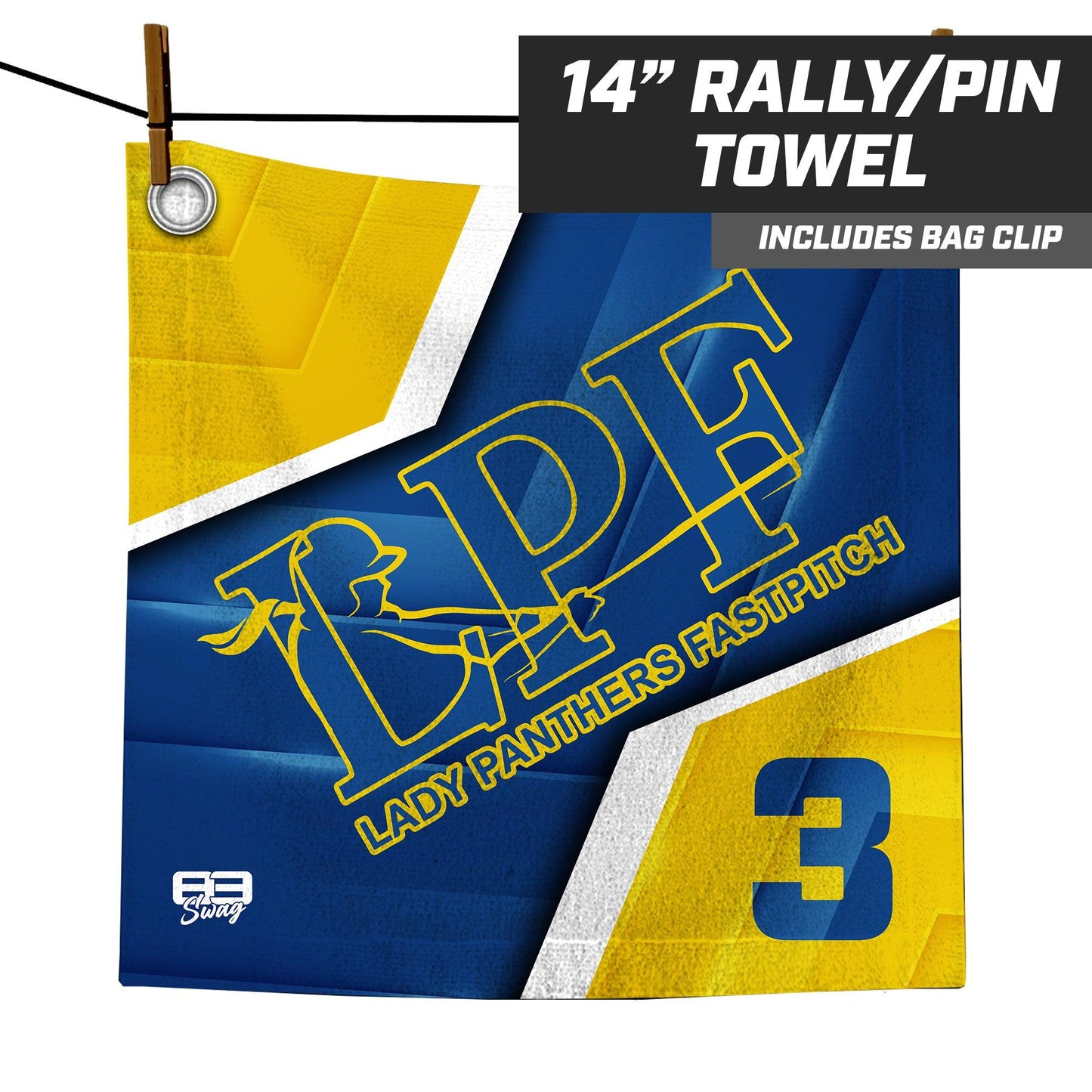 LPF Softball - 14"x14" Rally Towel - 83Swag