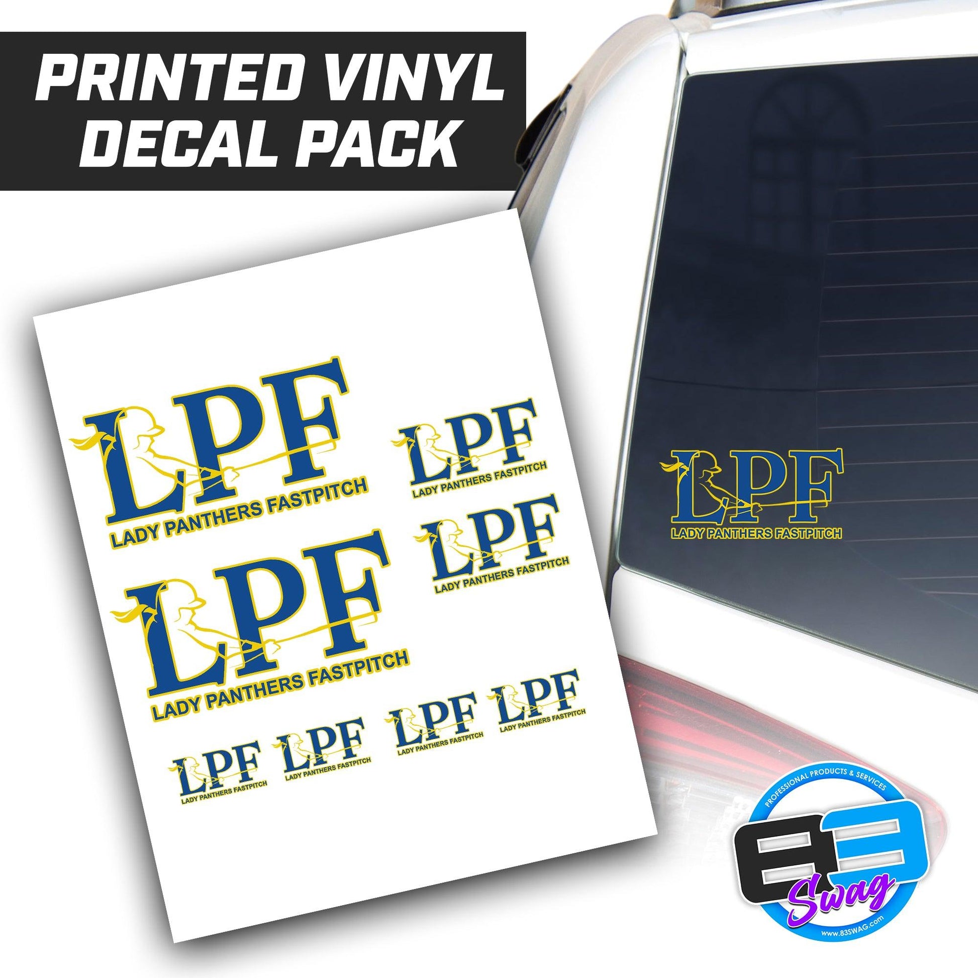 LPF Softball - Logo Vinyl Decal Pack - 83Swag