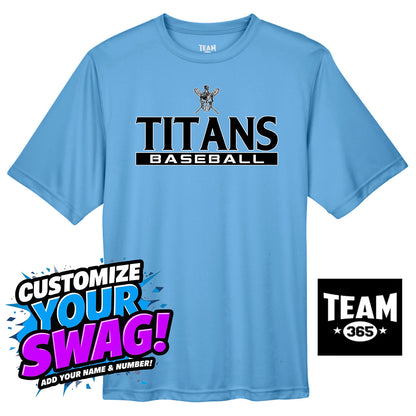 Team 365 Youth & Men's Zone Performance T-Shirt - St. Johns Titans Baseball