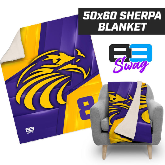 Memorial Falcons Baseball 2024 Edition - 50”x60” Plush Sherpa Blanket - 83Swag