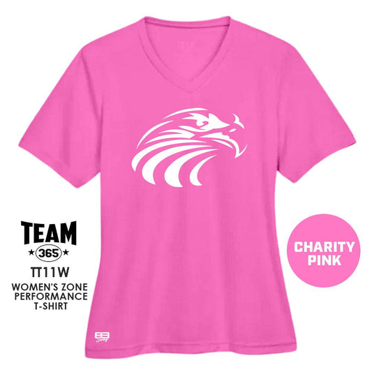 Memorial Falcons Baseball 2024 EDITION - CHARITY PINK - Cool & Dry Performance Women's Shirt - 83Swag