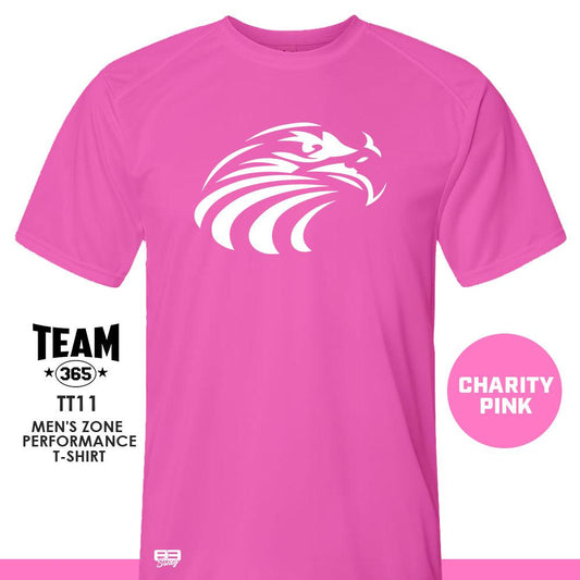 Memorial Falcons Baseball 2024 EDITION - CHARITY PINK - Crew - Performance T-Shirt - 83Swag