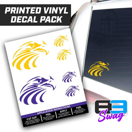 Memorial Falcons Baseball 2024 Edition - Logo Decal Pack Sheet - 83Swag