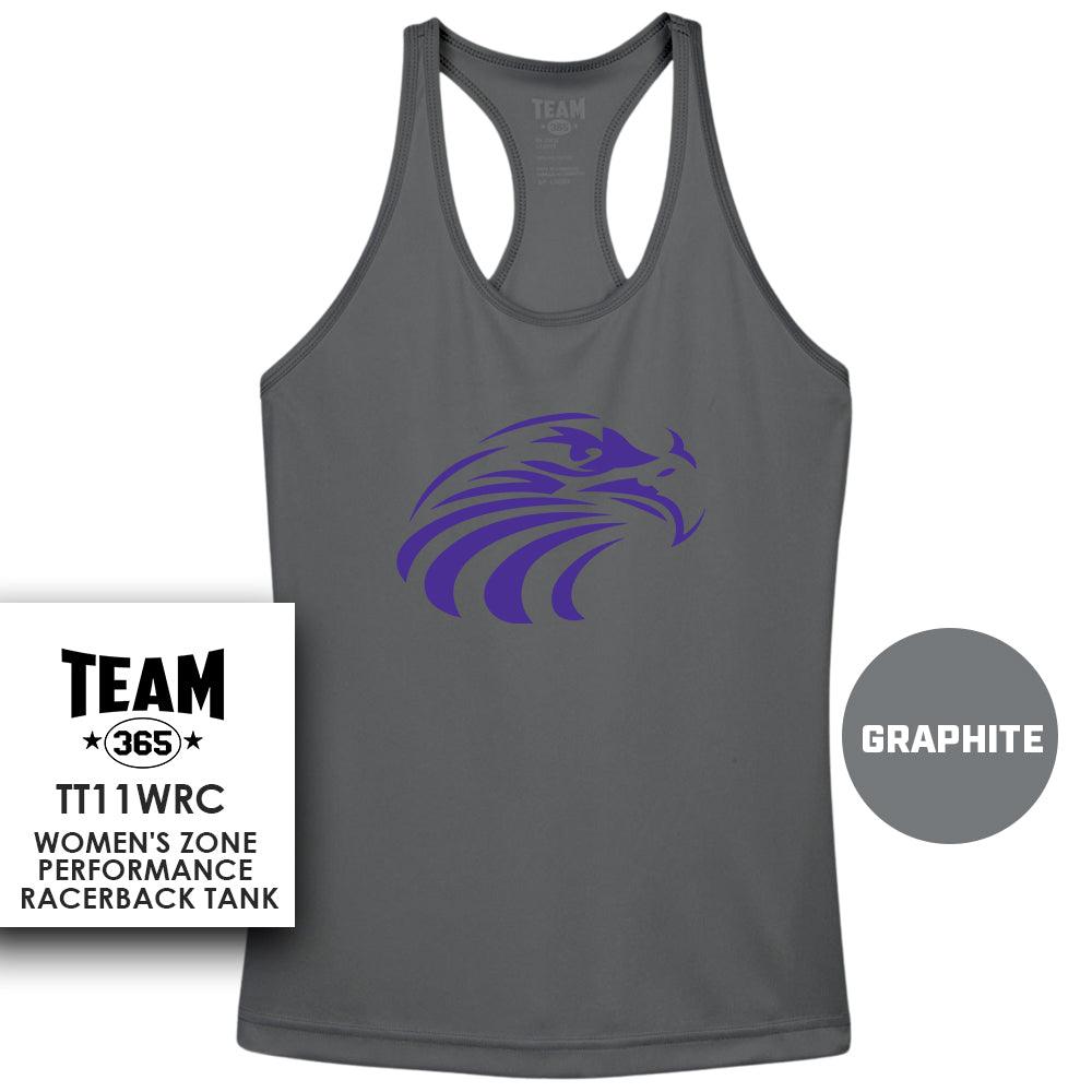 Memorial Falcons Baseball 2024 EDITION - Performance Women’s Racerback T - MULTIPLE COLORS AVAILABLE - 83Swag
