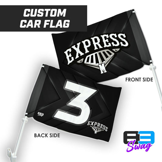 Mid MO Express Baseball - Car Flag - 83Swag