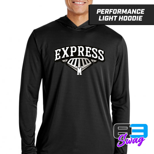 Mid MO Express Baseball - Lightweight Performance Hoodie - 83Swag