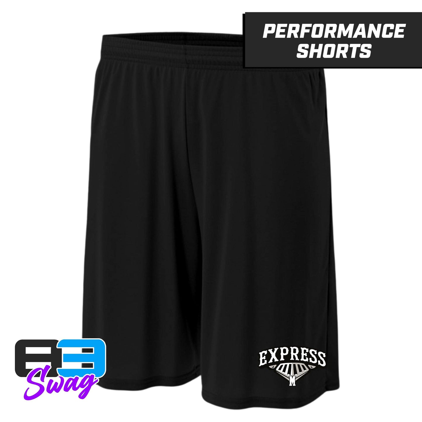 Mid MO Express Baseball - Youth & Adult Zone Performance Shorts - 83Swag