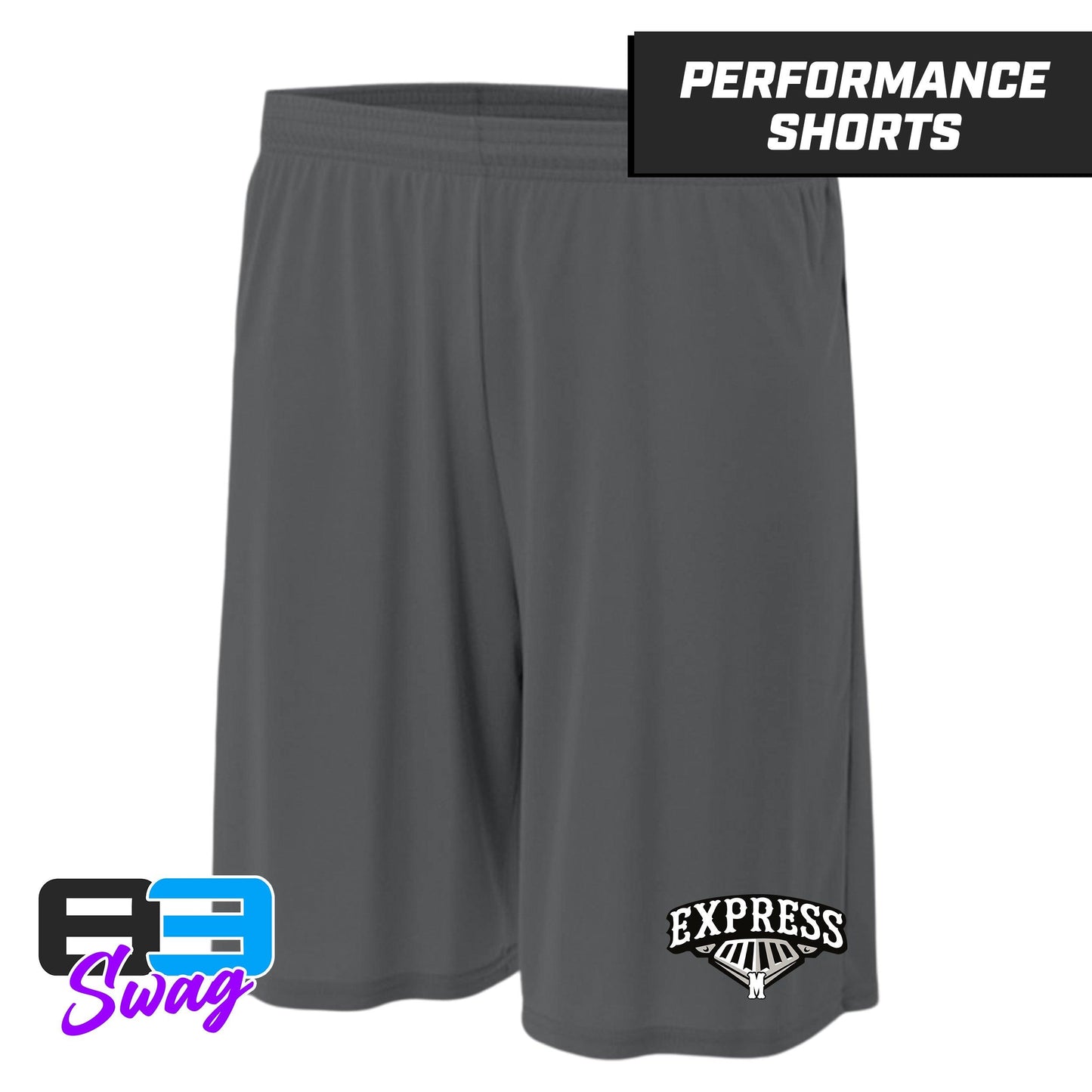 Mid MO Express Baseball - Youth & Adult Zone Performance Shorts - 83Swag