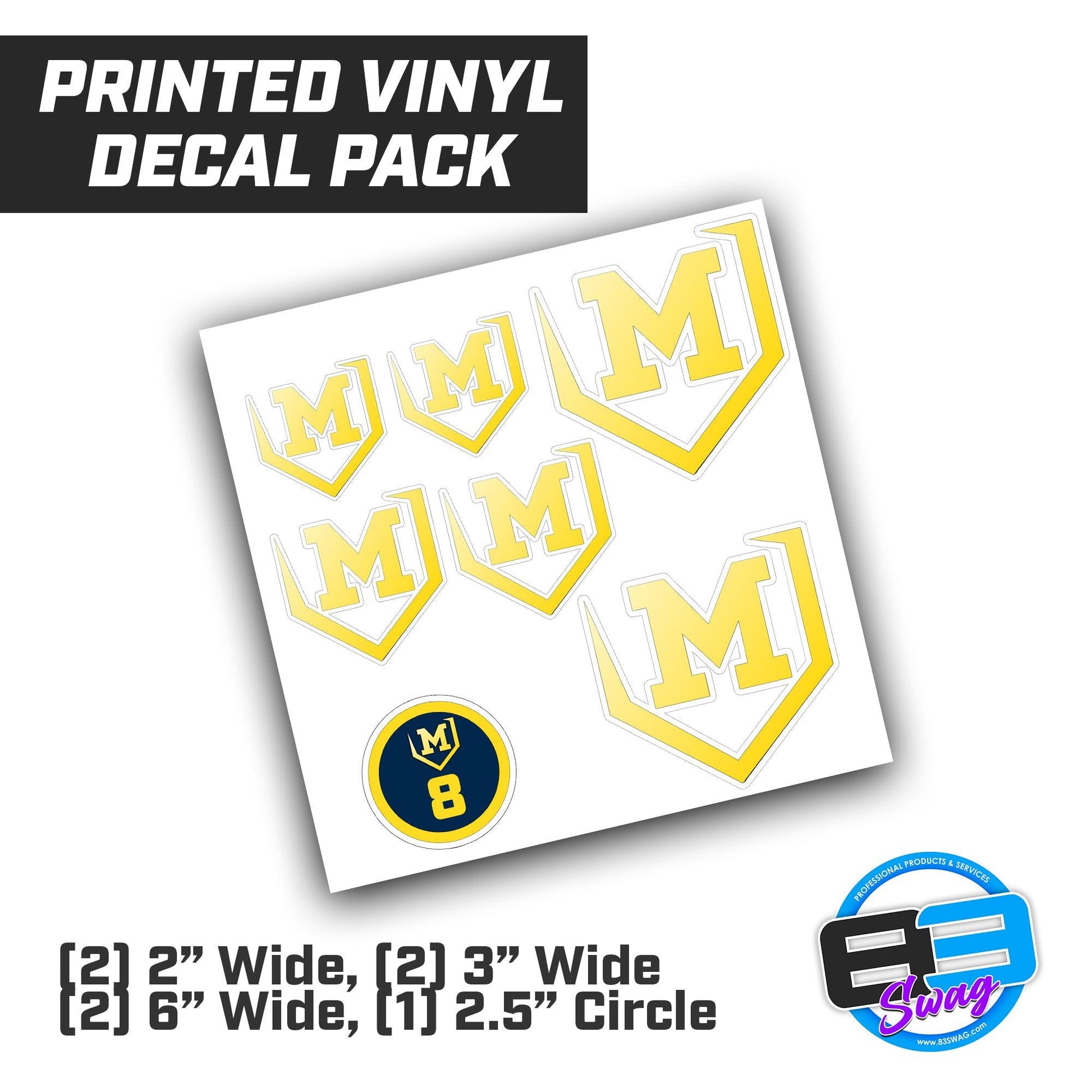 Midland Bandits Logo Vinyl Decal Pack - 83Swag