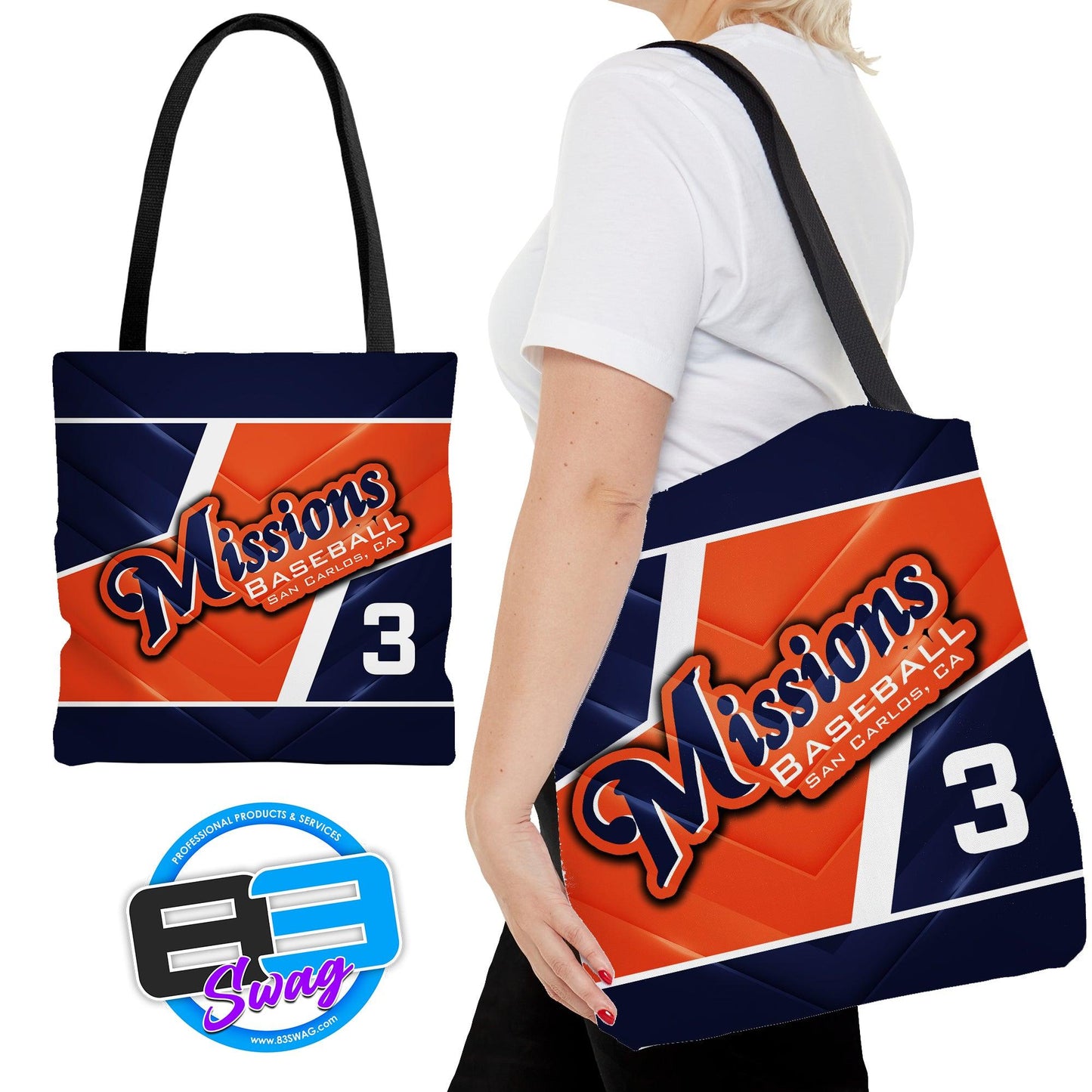 Missions Baseball - Tote Bag - 83Swag