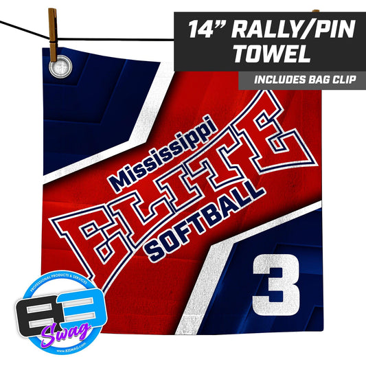 Mississippi Elite 2k12 Softball - 14"x14" Rally Towel - 83Swag