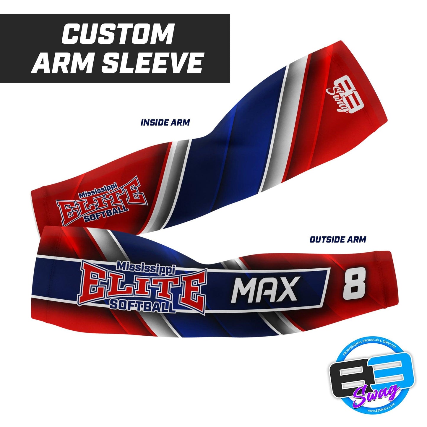 Mississippi Elite 2k12 Softball - Arm Sleeves - 83Swag