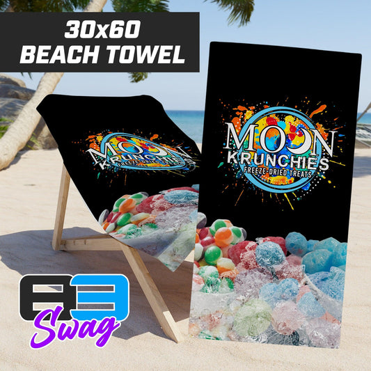 Moon Krunchies - 30"x60" Beach Towel - 83Swag