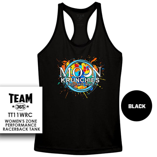 Moon Krunchies - Performance Women’s Racerback T - MULTIPLE COLORS - 83Swag