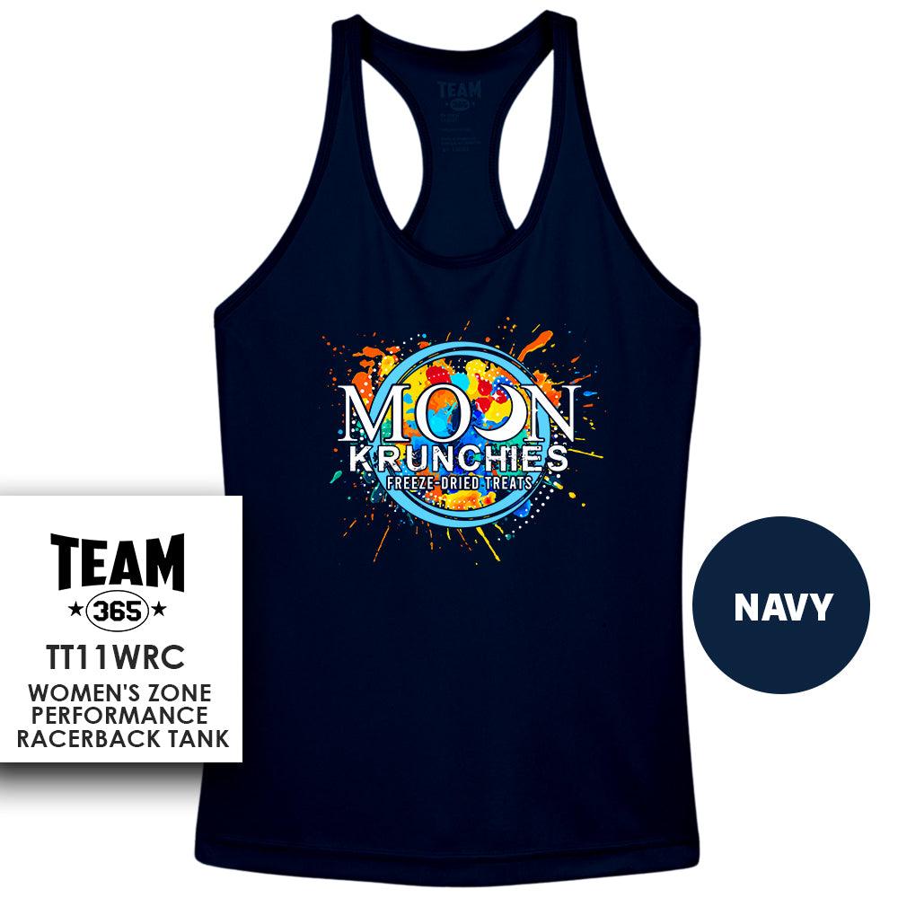 Moon Krunchies - Performance Women’s Racerback T - MULTIPLE COLORS - 83Swag