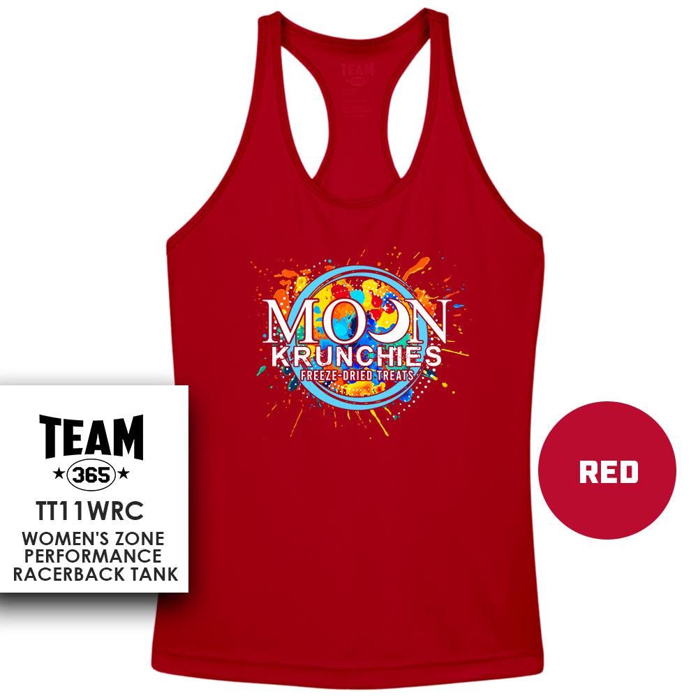 Moon Krunchies - Performance Women’s Racerback T - MULTIPLE COLORS - 83Swag