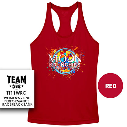 Moon Krunchies - Performance Women’s Racerback T - MULTIPLE COLORS - 83Swag