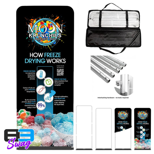 Moon Krunchies - Tension Fabric Stand - 83Swag