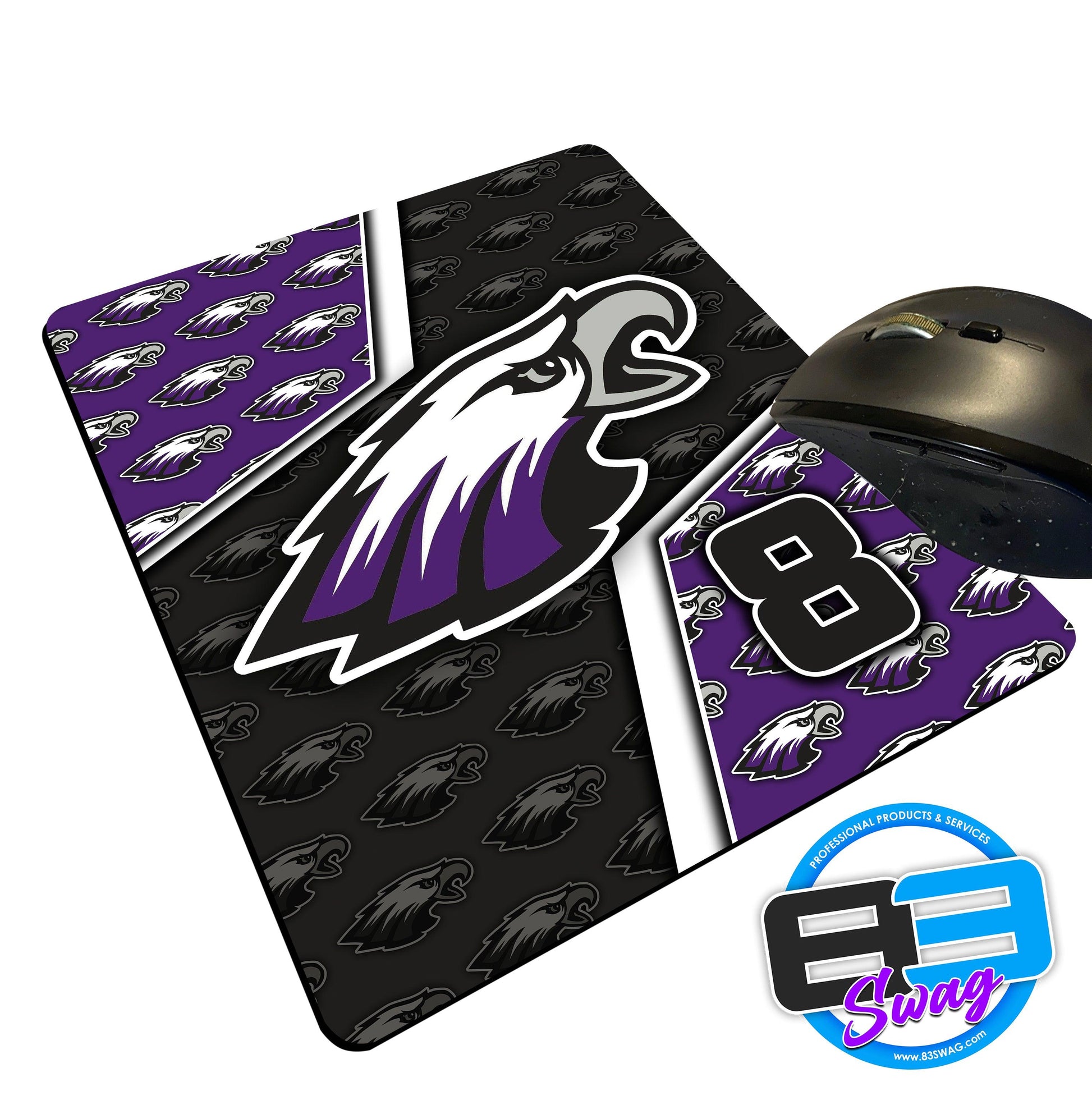 Mouse Pad - Bellmawr Purple Eagles Football - 83Swag