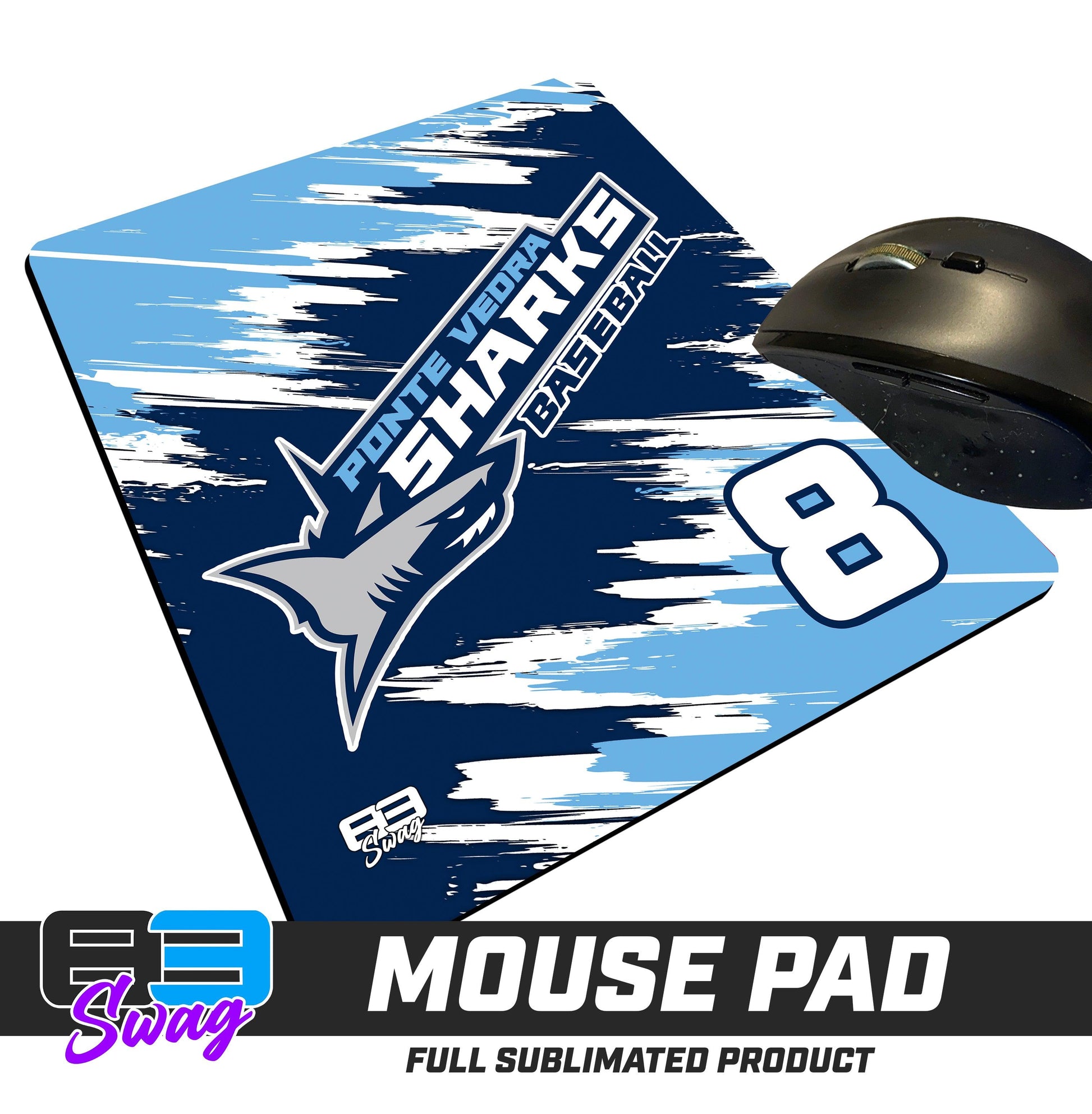 Mouse Pad - Ponte Vedra Sharks Baseball - 83Swag