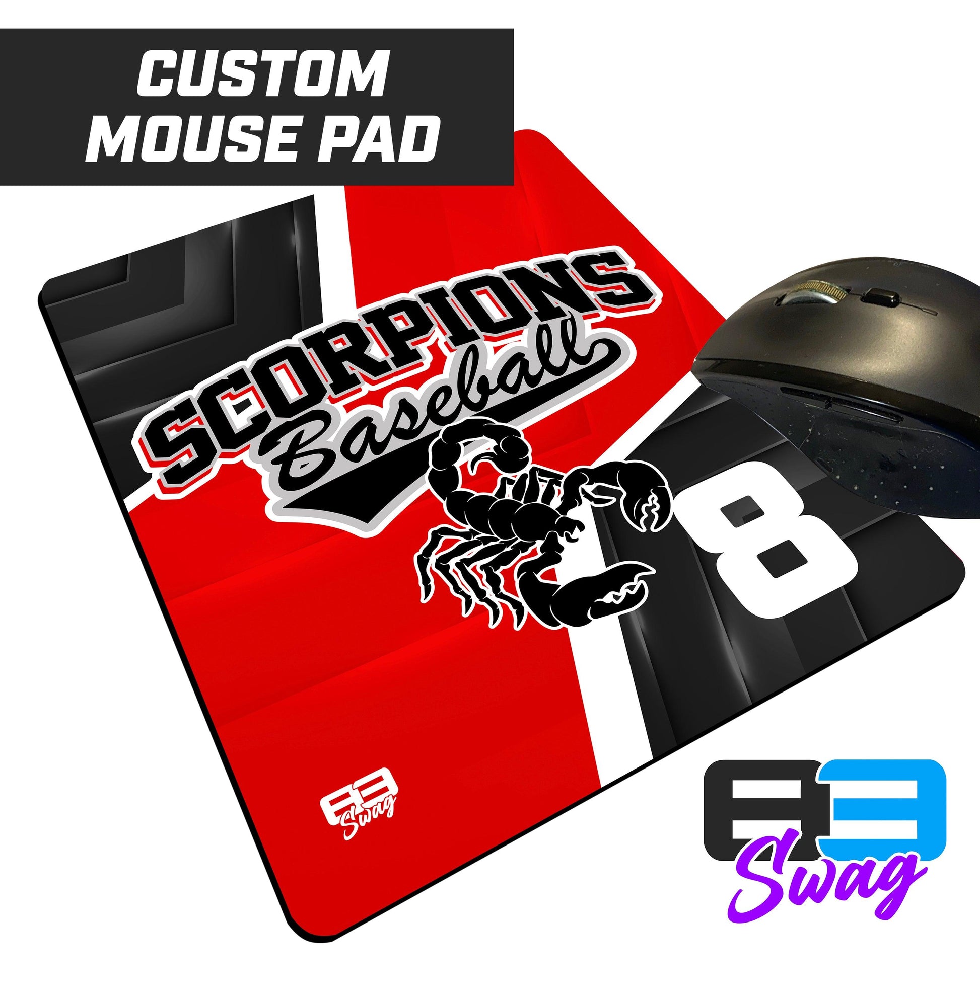 Mouse Pad - Scorpions Baseball - 83Swag