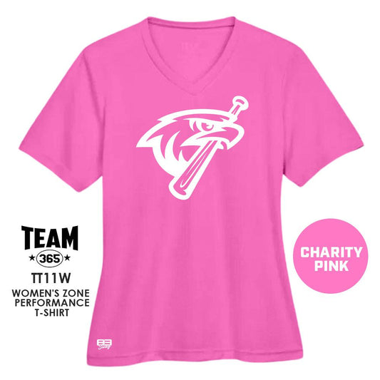 MSA Redtails Baseball - CHARITY PINK - Cool & Dry Performance Women's Shirt - 83Swag