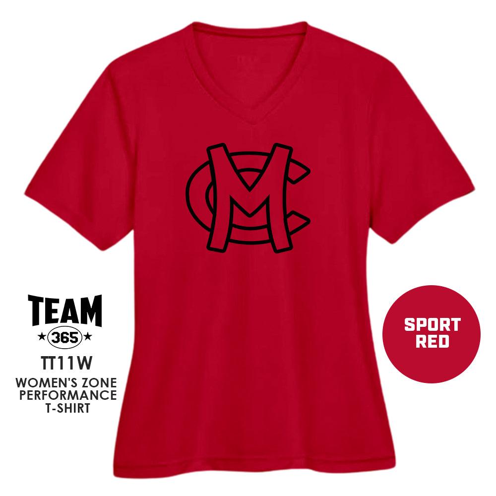 Mudcats Baseball - Cool & Dry Performance Women's Shirt - MULTIPLE COLORS AVAILABLE - 83Swag